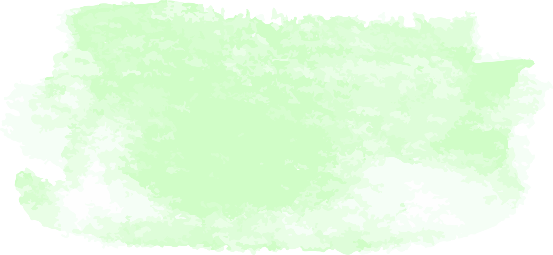 Green Watercolor brush stroke png