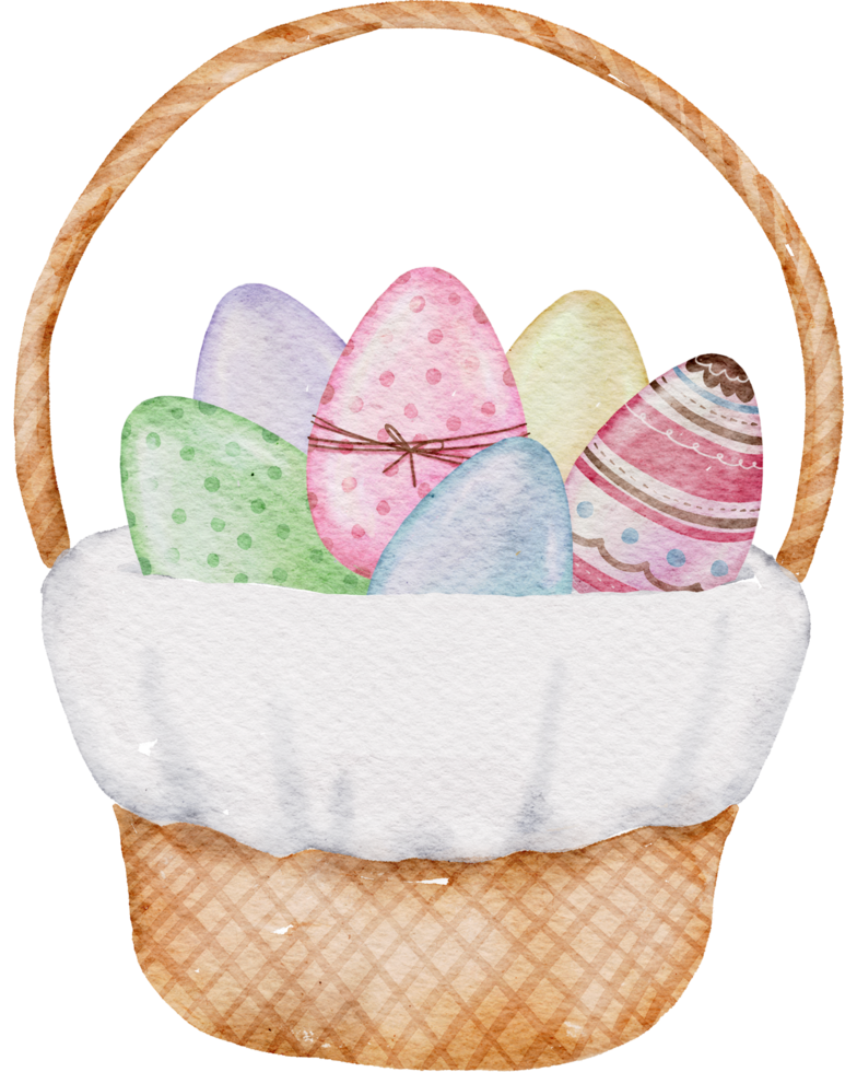 Easter cartoon watercolor png