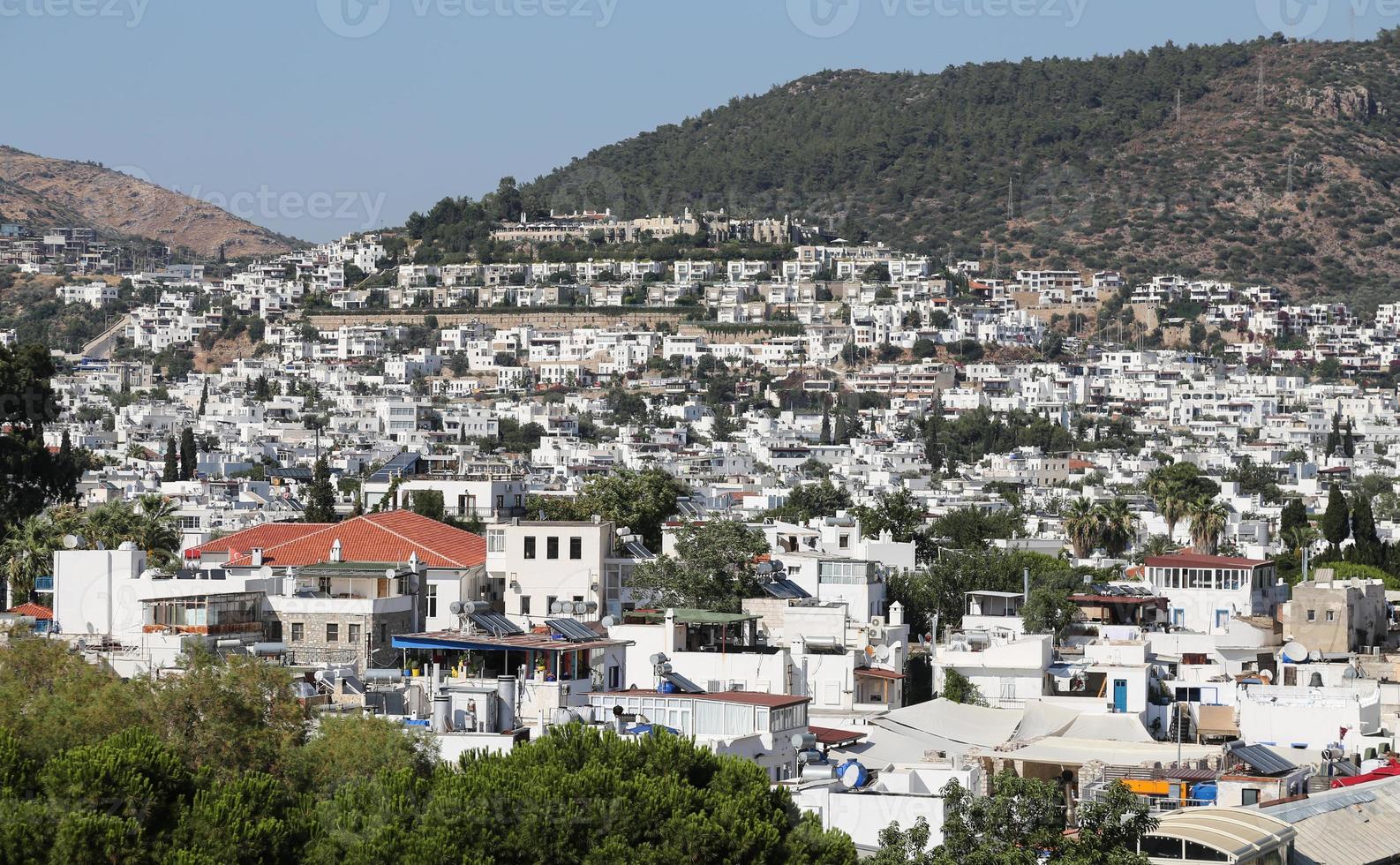 ciudad de bodrum en turquía foto