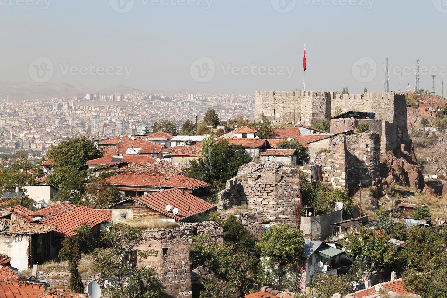 Ankara Castle in Turkey photo