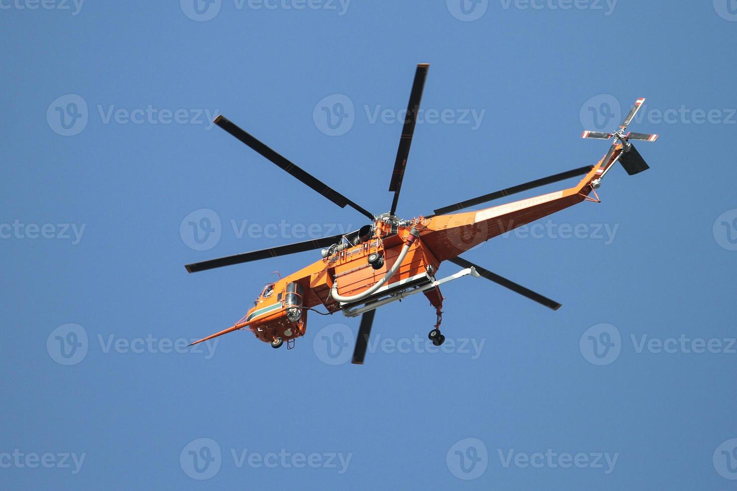 Orange Fire Helicopter photo