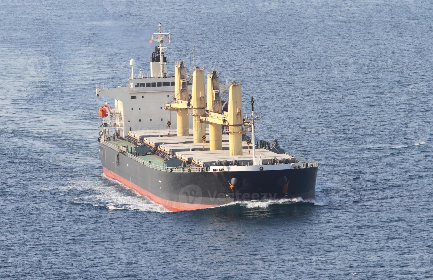 Cargo Ship in sea photo