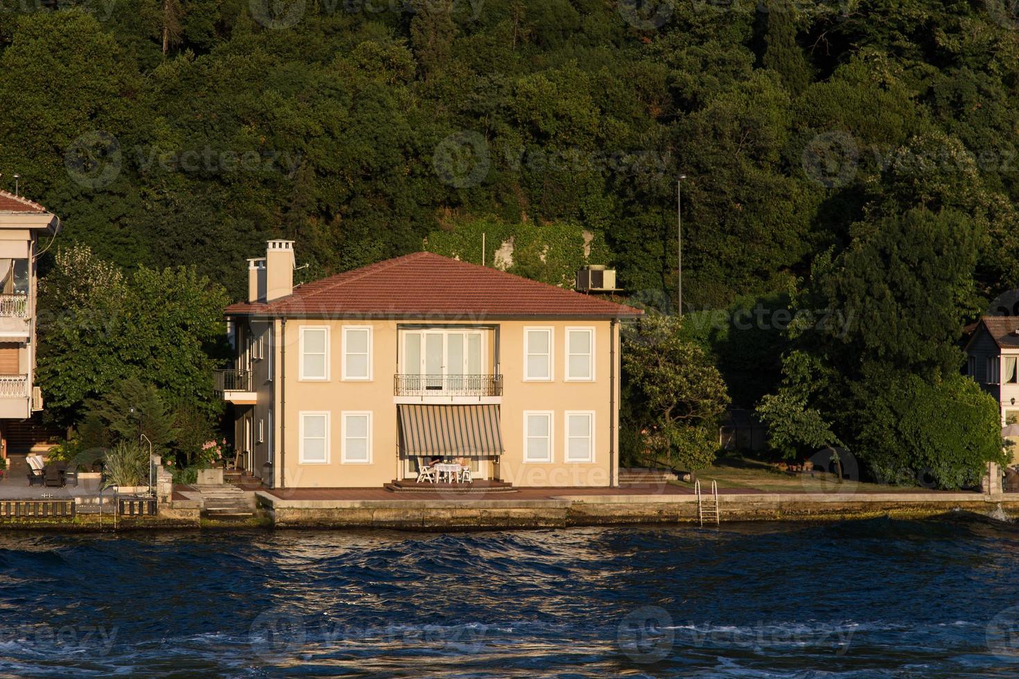 Buildings in Bosphorus Strait photo