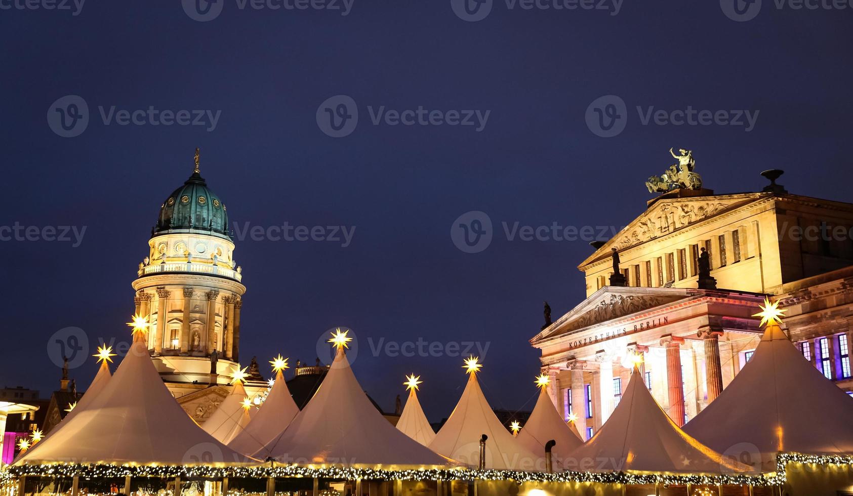 German Church in and Concert Hall Gendarmenmarkt, Berlin, Germany photo