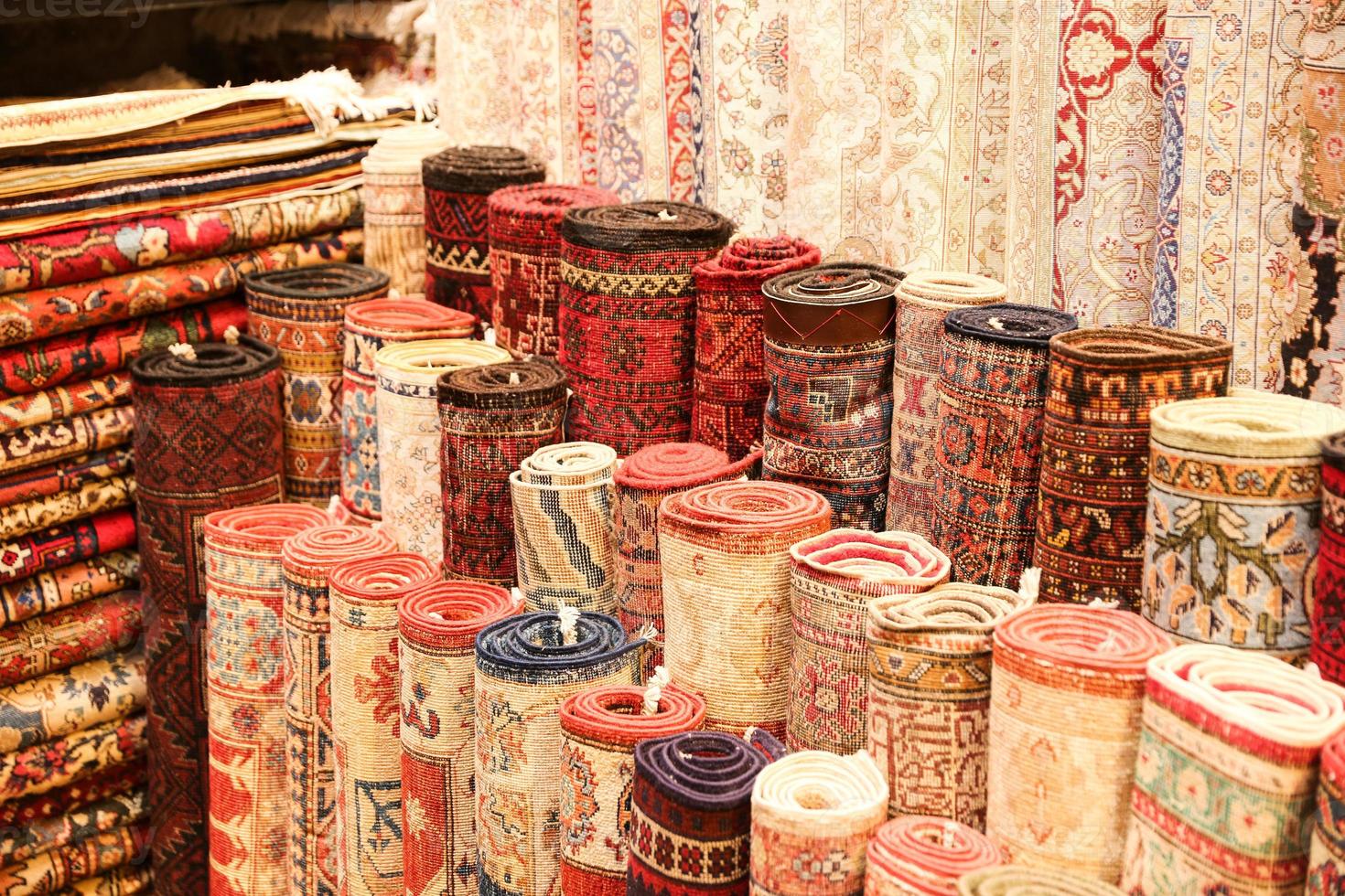 Turkish Carpets in Grand Bazaar photo