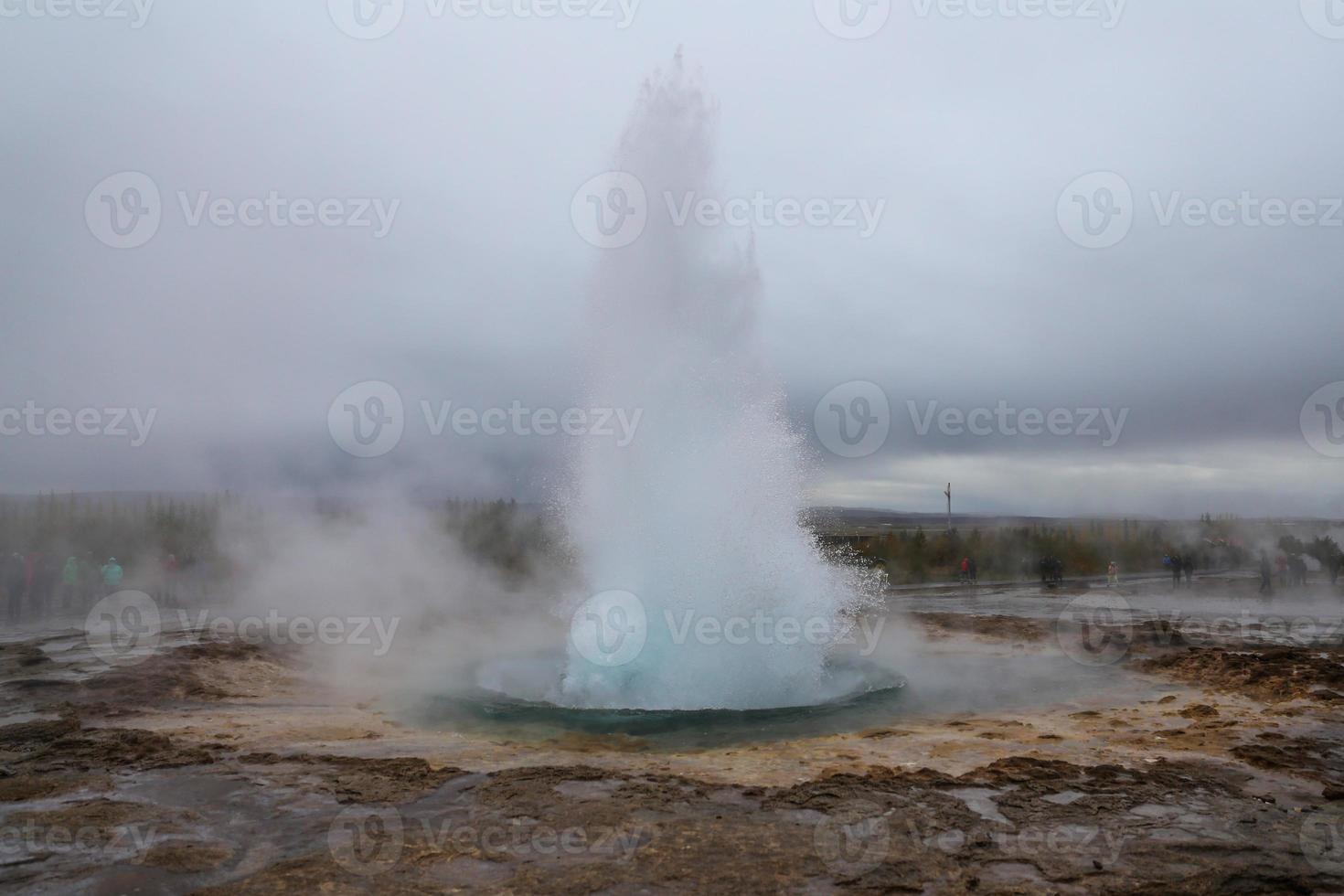 Strokkur Geysir en Islandia foto