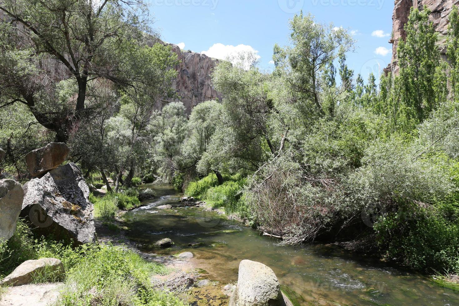 valle de ihlara en capadocia, turquía foto