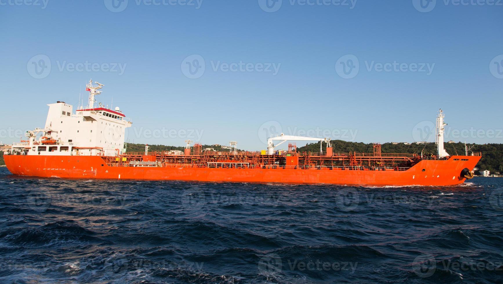 Tanker Ship in sea photo