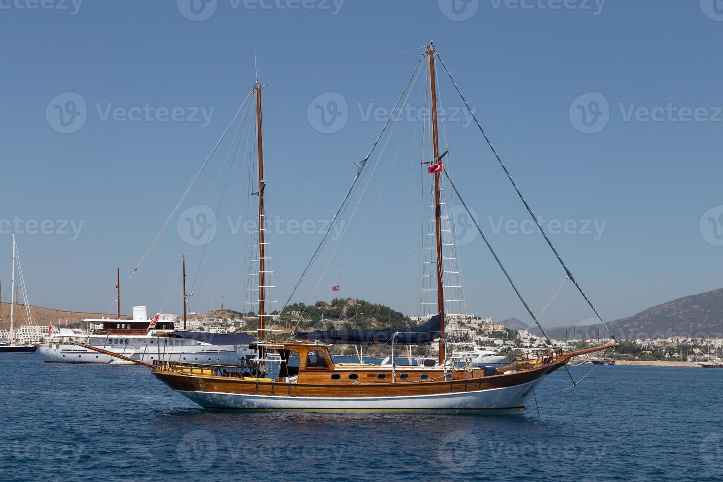 Sailboat in Sea photo