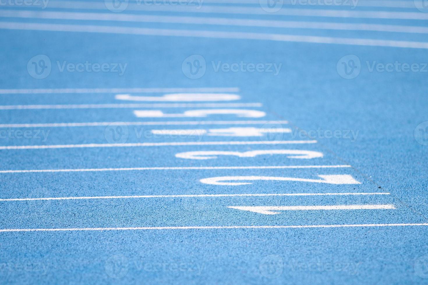 Numbers on running Field photo