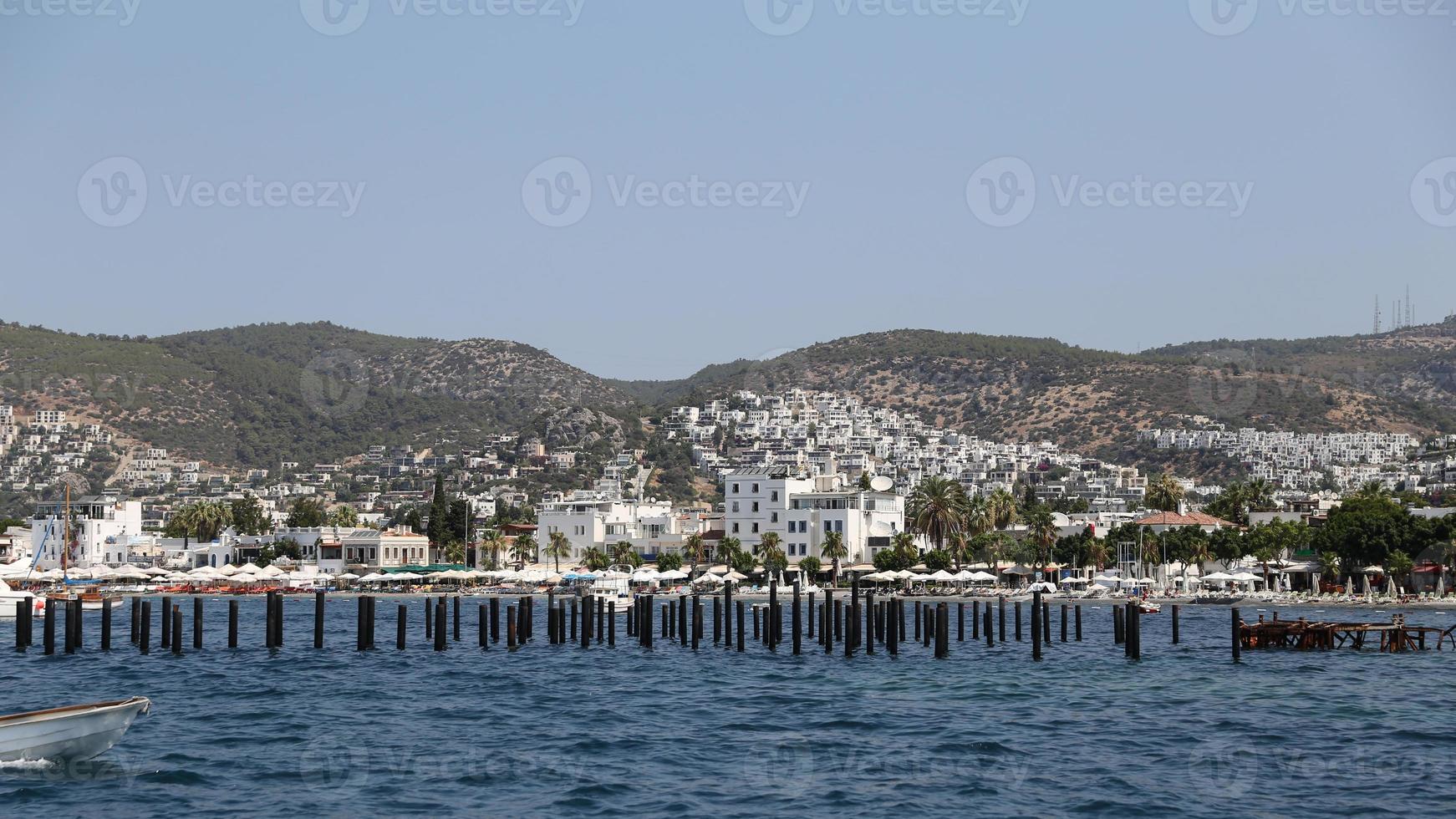 ciudad de bodrum en turquía foto