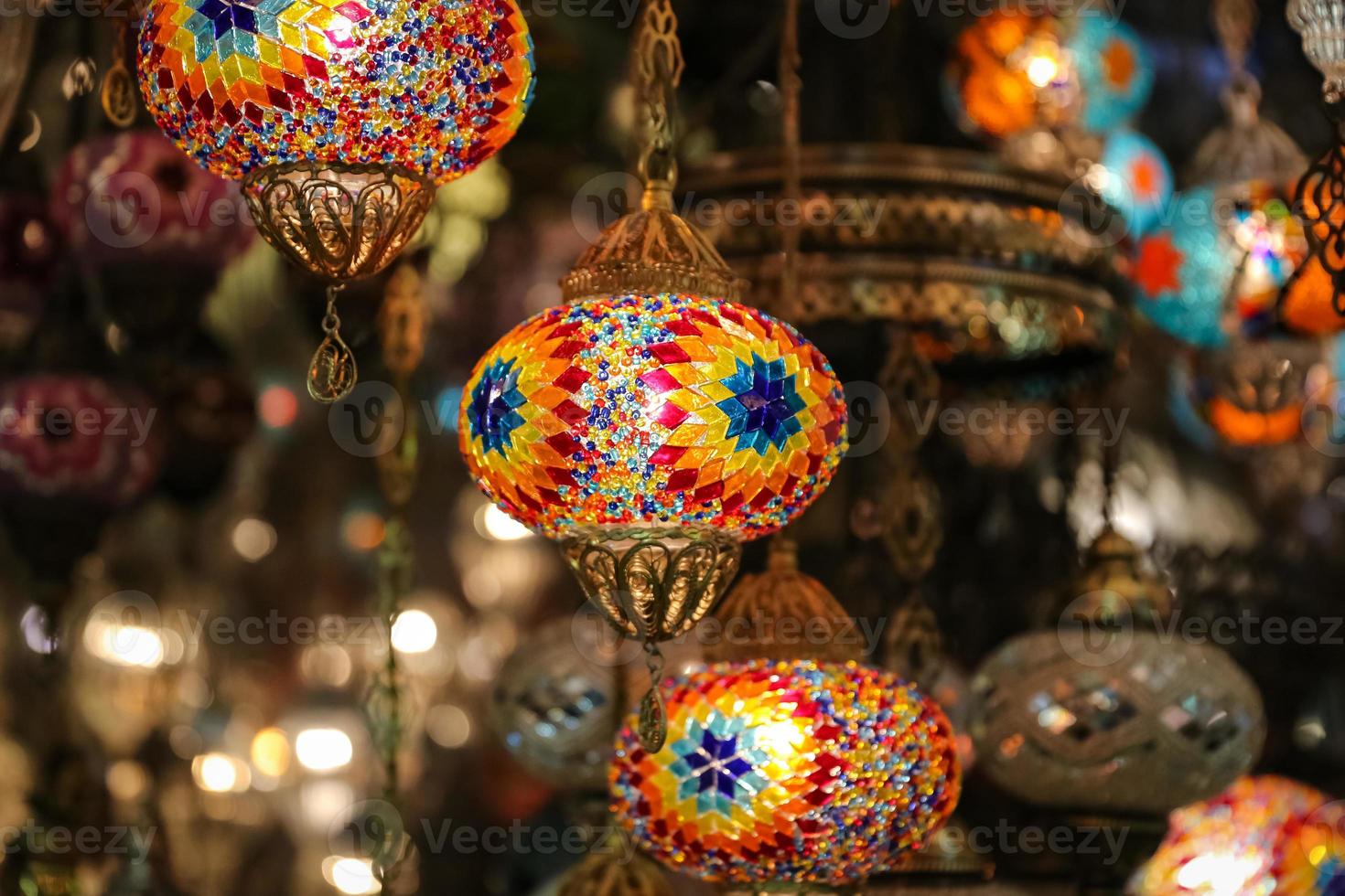 Colorful Turkish Laterns photo