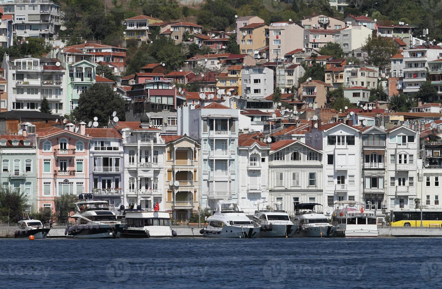 Buildings in Istanbul City, Turkey photo