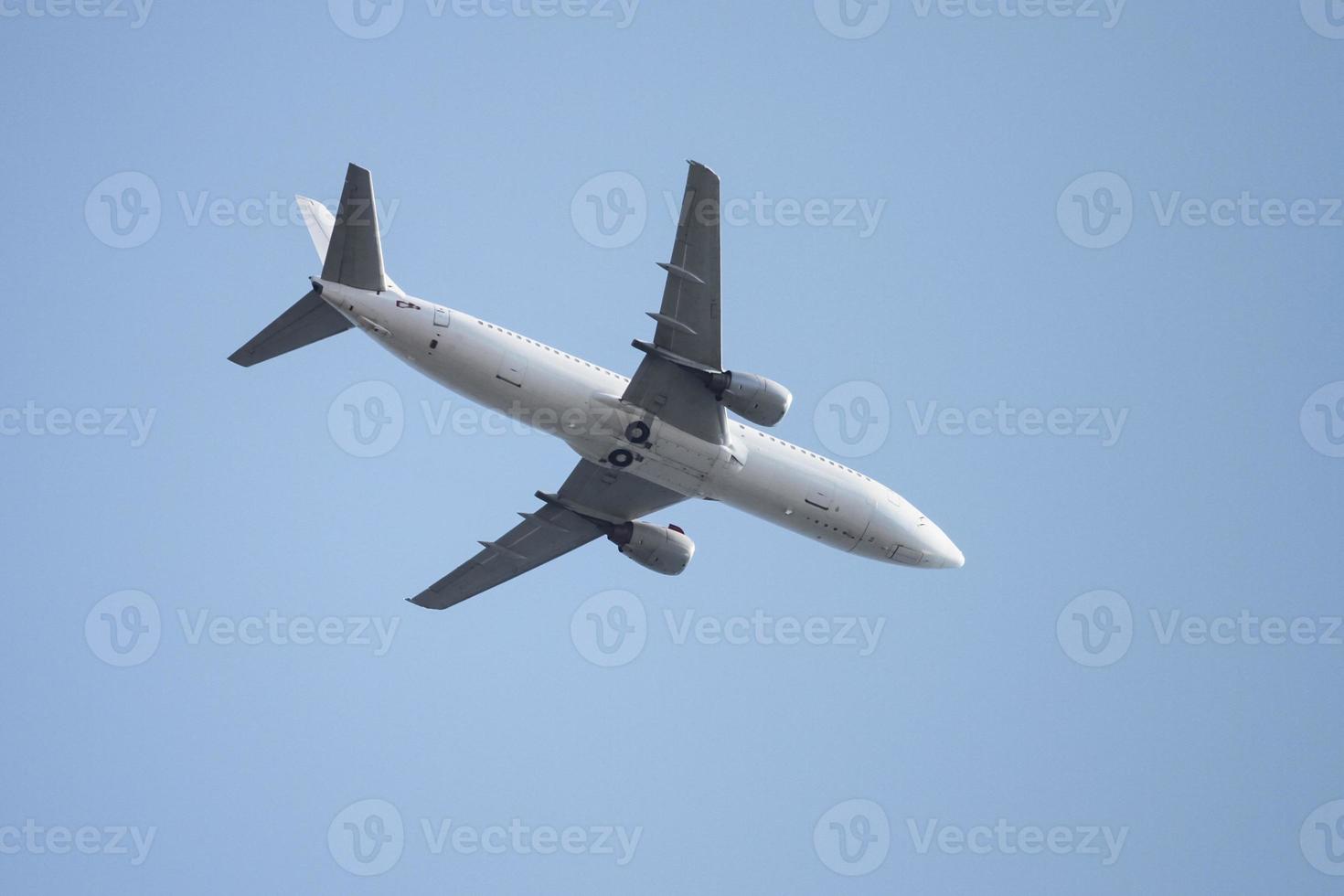 avión está aterrizando foto