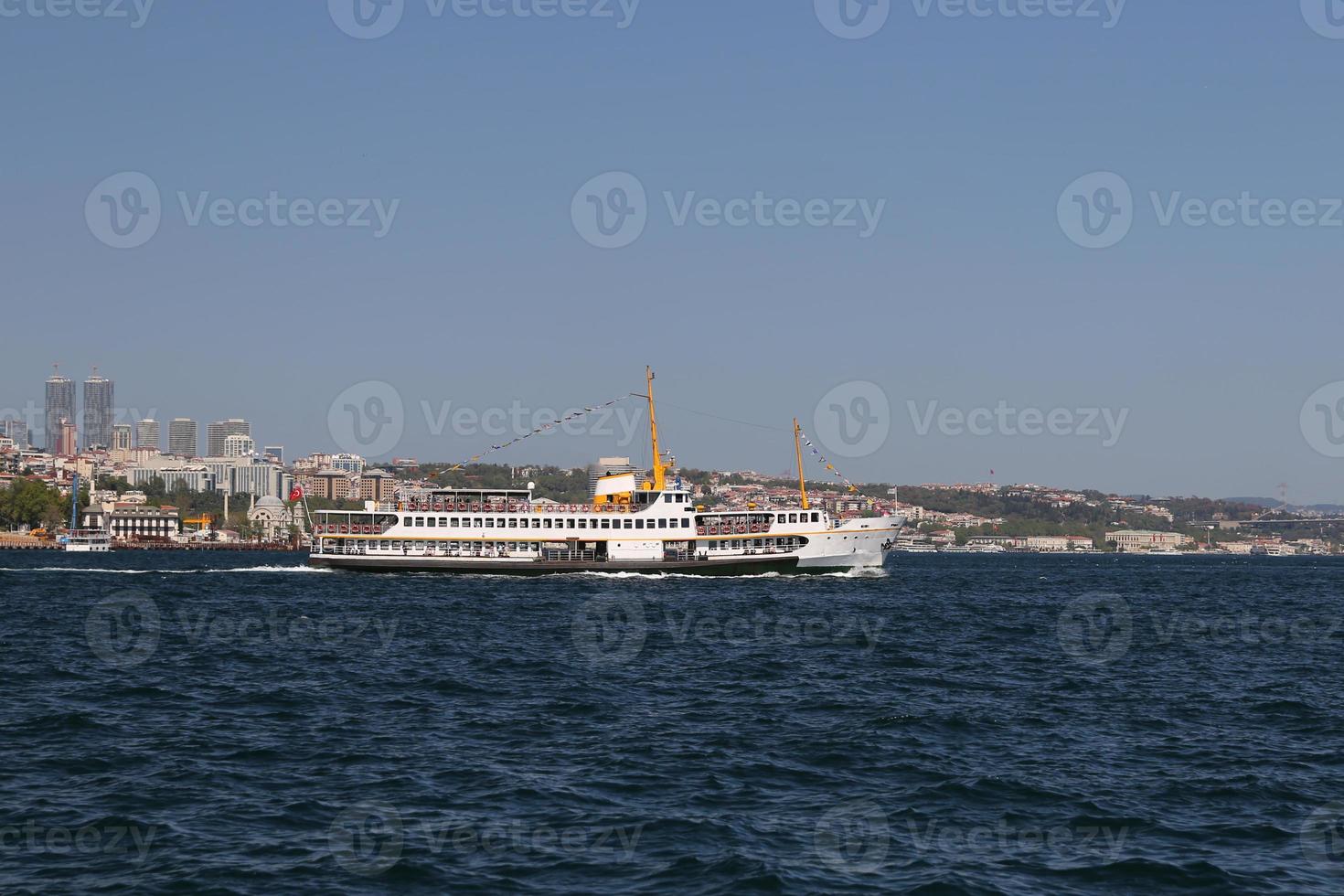 Ferry in Bosphorus Strait photo