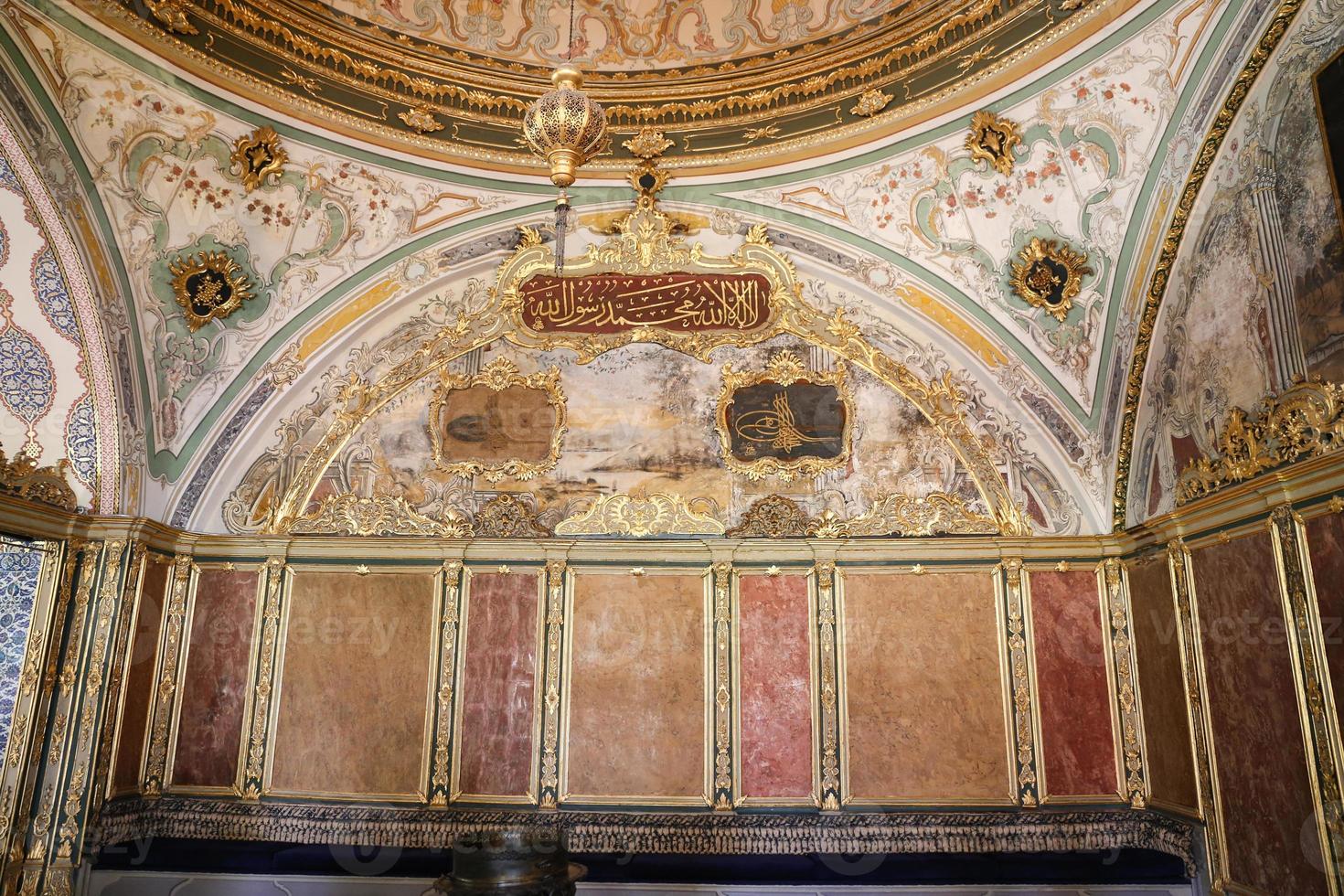 palacio de topkapi en la ciudad de estambul, turquía foto