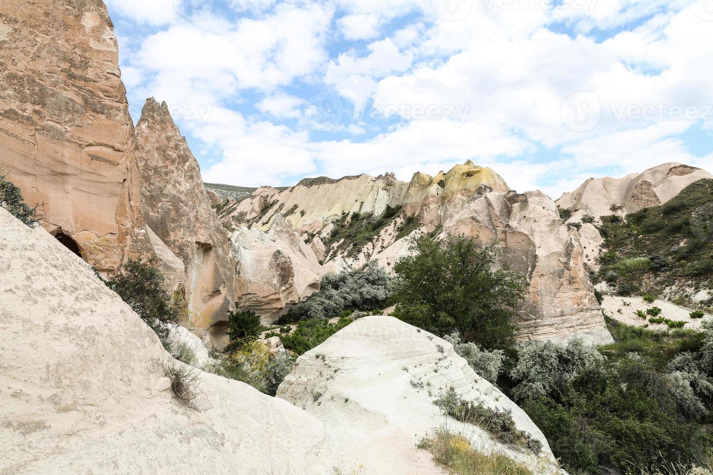 Rock Formations in  Cappadocia photo