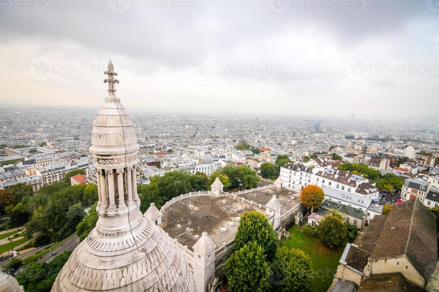 Paris View from Sacre Coeur Basilica photo