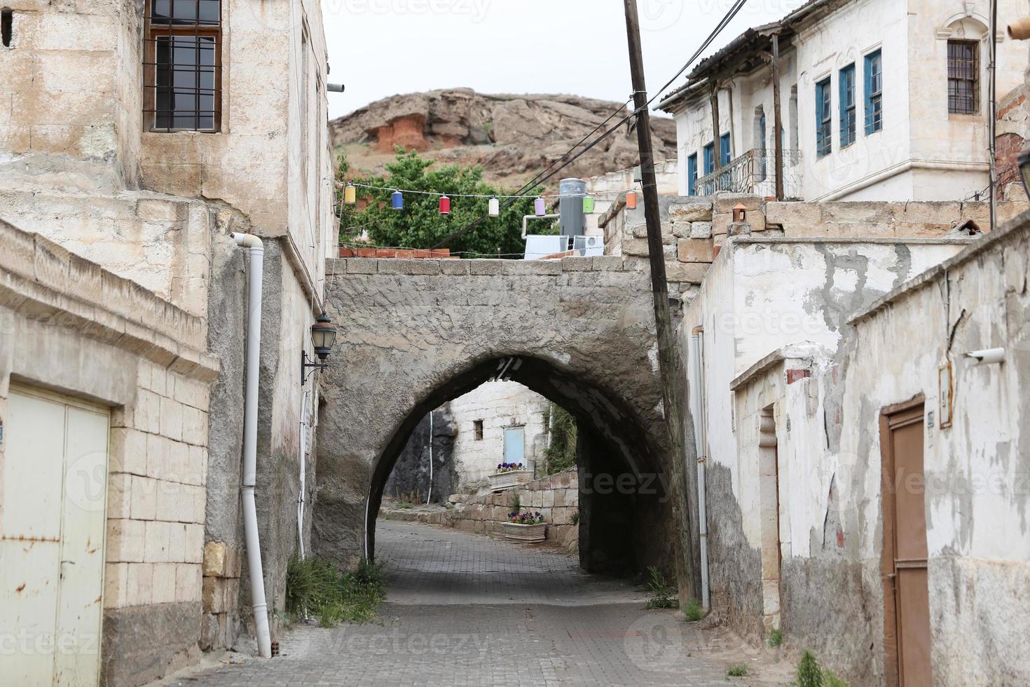 Old Houses in Avanos Town, Turkey photo