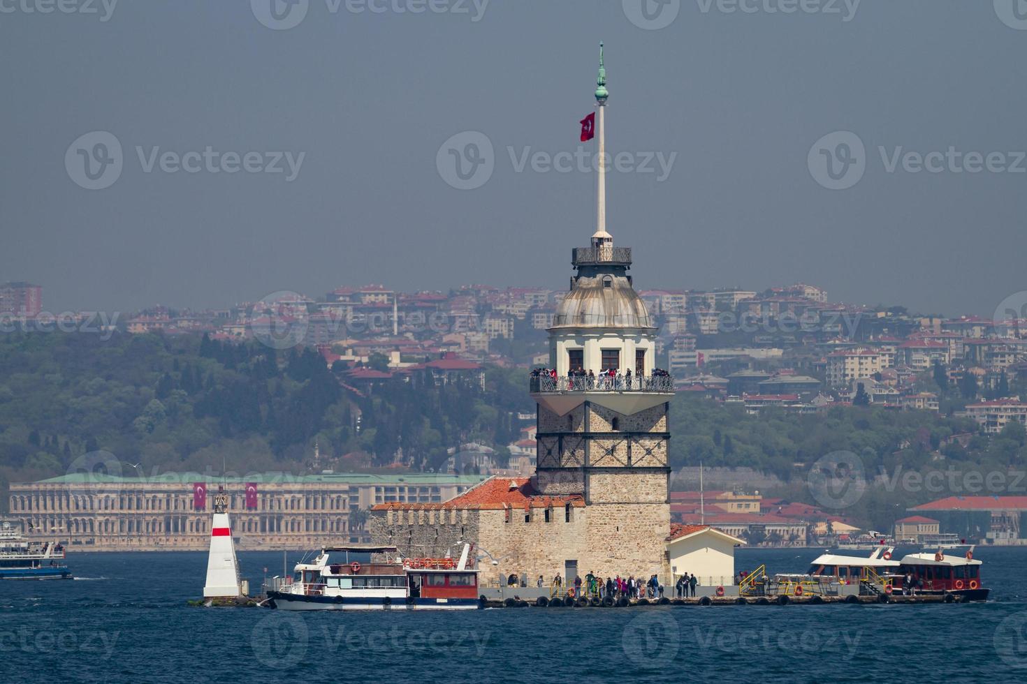 Maidens Tower in Istanbul, Turkey photo