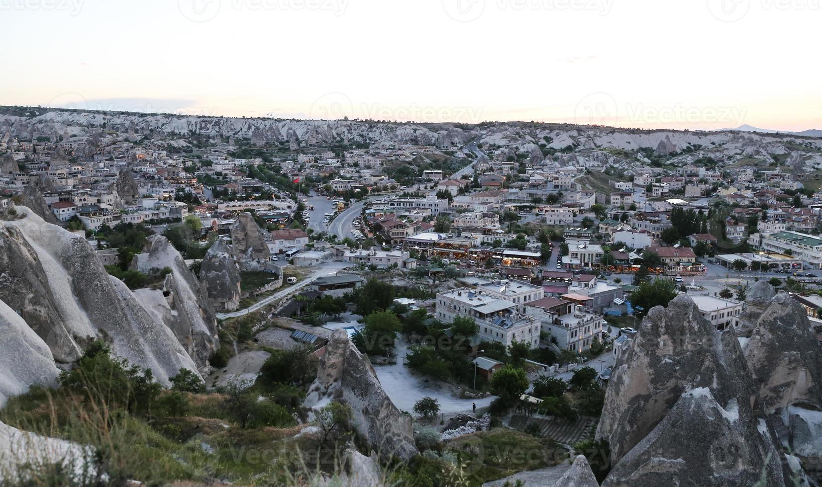 Goreme Town in Cappadocia photo