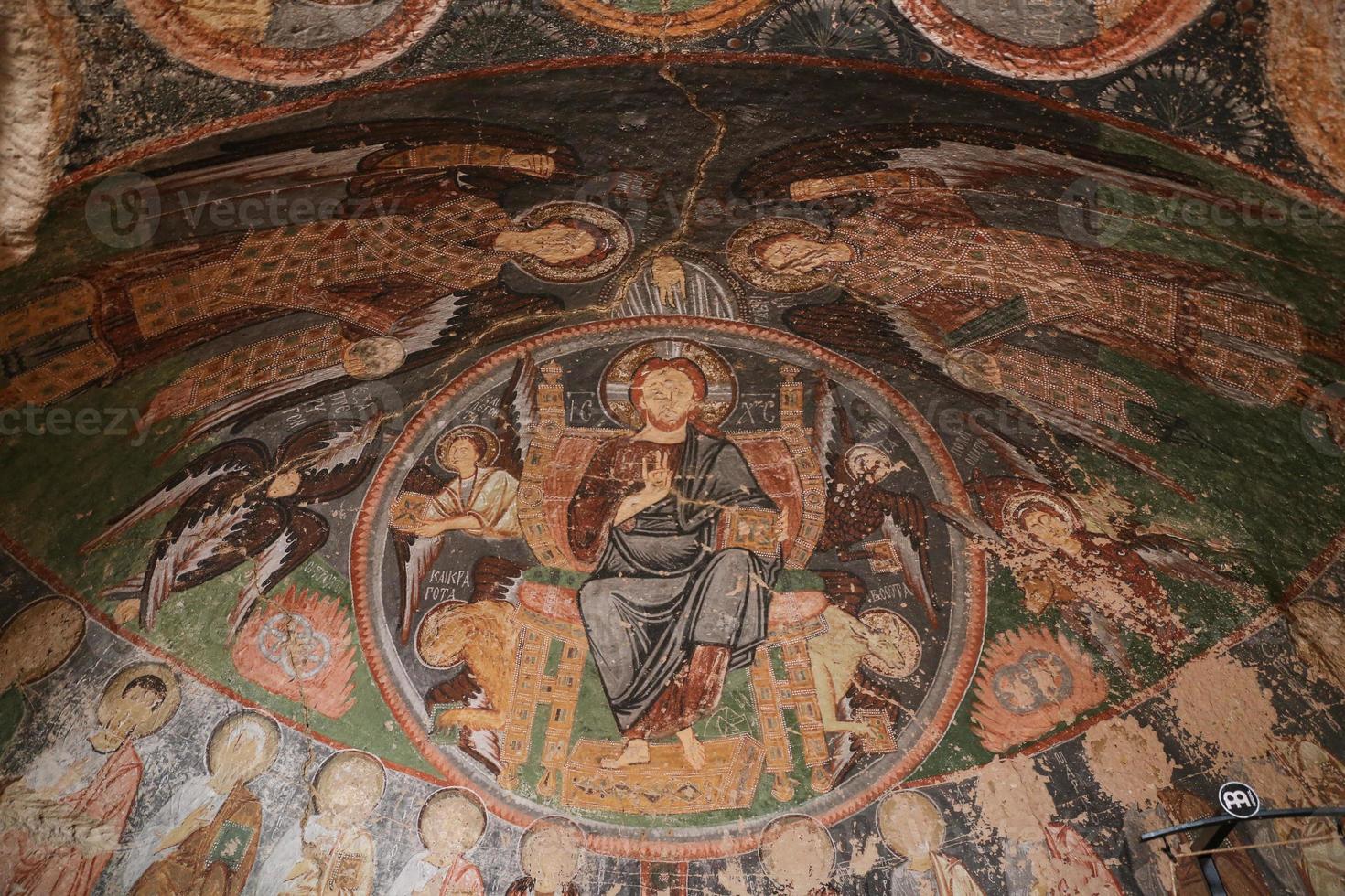 Frescos in Cross Church, Cappadocia photo