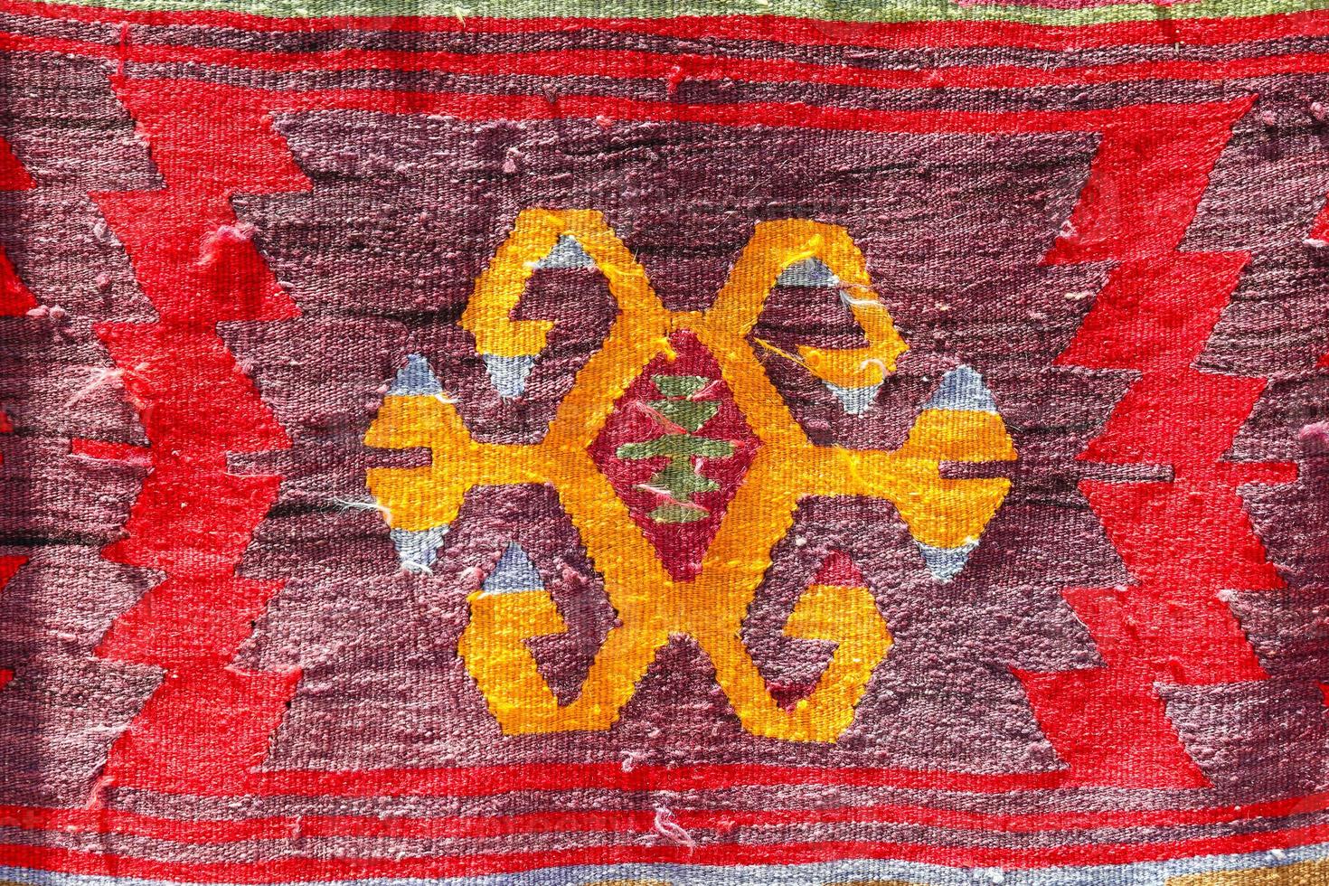 Colorful Turkish Carpet photo