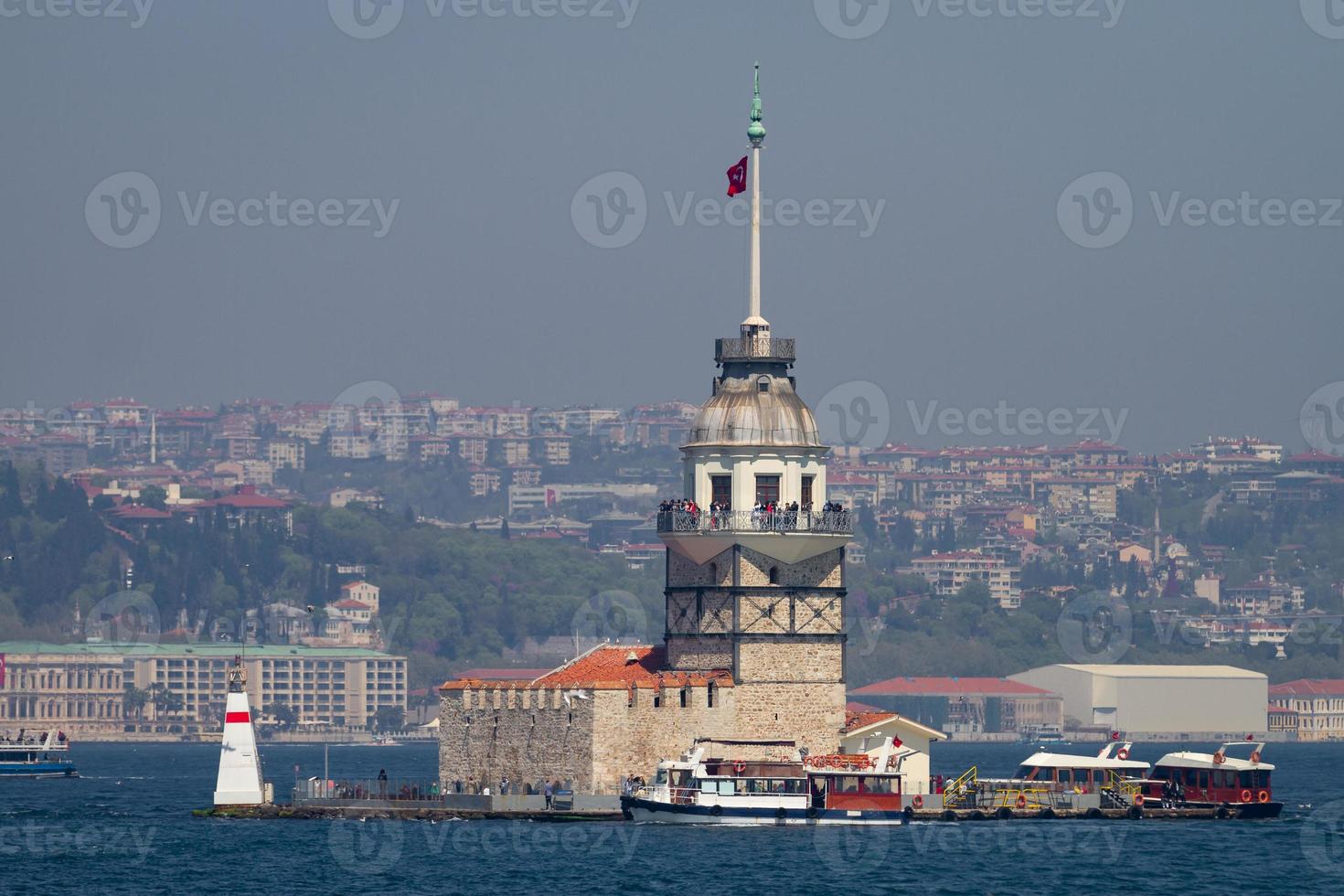 Maidens Tower in Istanbul, Turkey photo