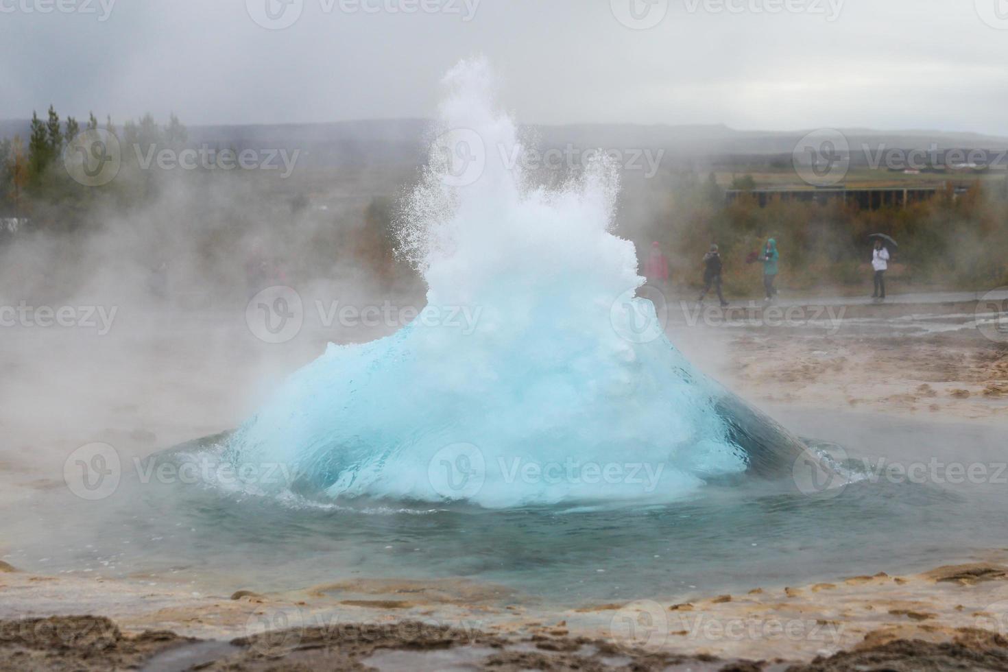 Strokkur Geysir en Islandia foto