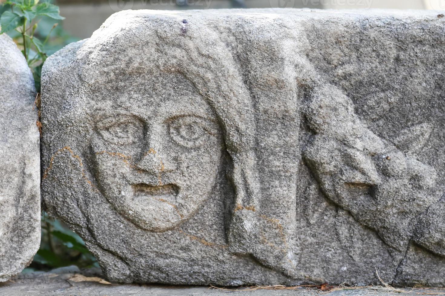 Face Relief in Bodrum Castle photo