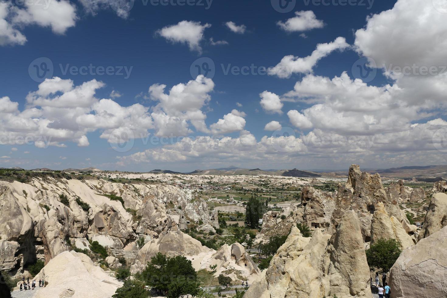 vista de capadocia en turquía foto