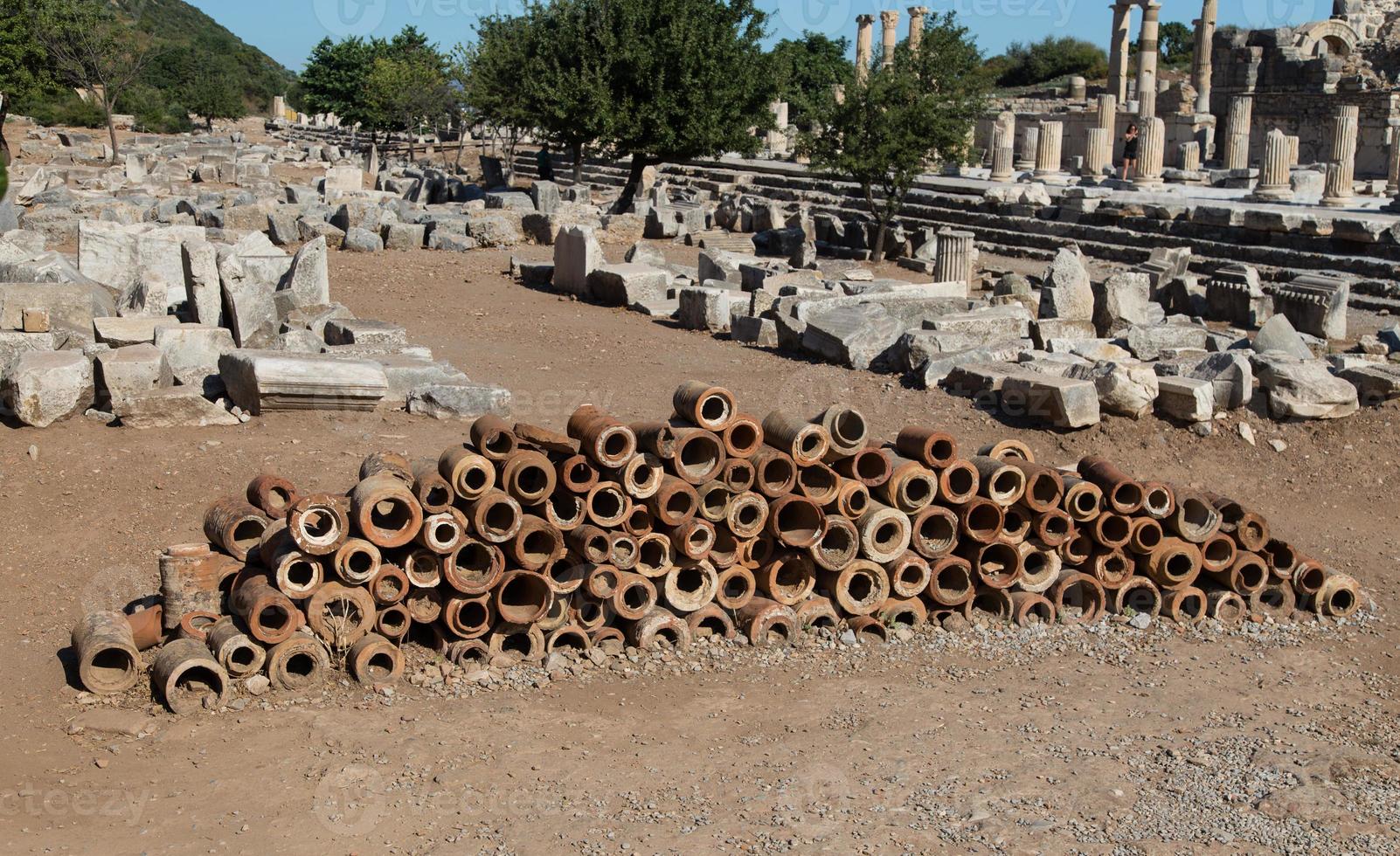 Ancient Sewerage Pipes photo