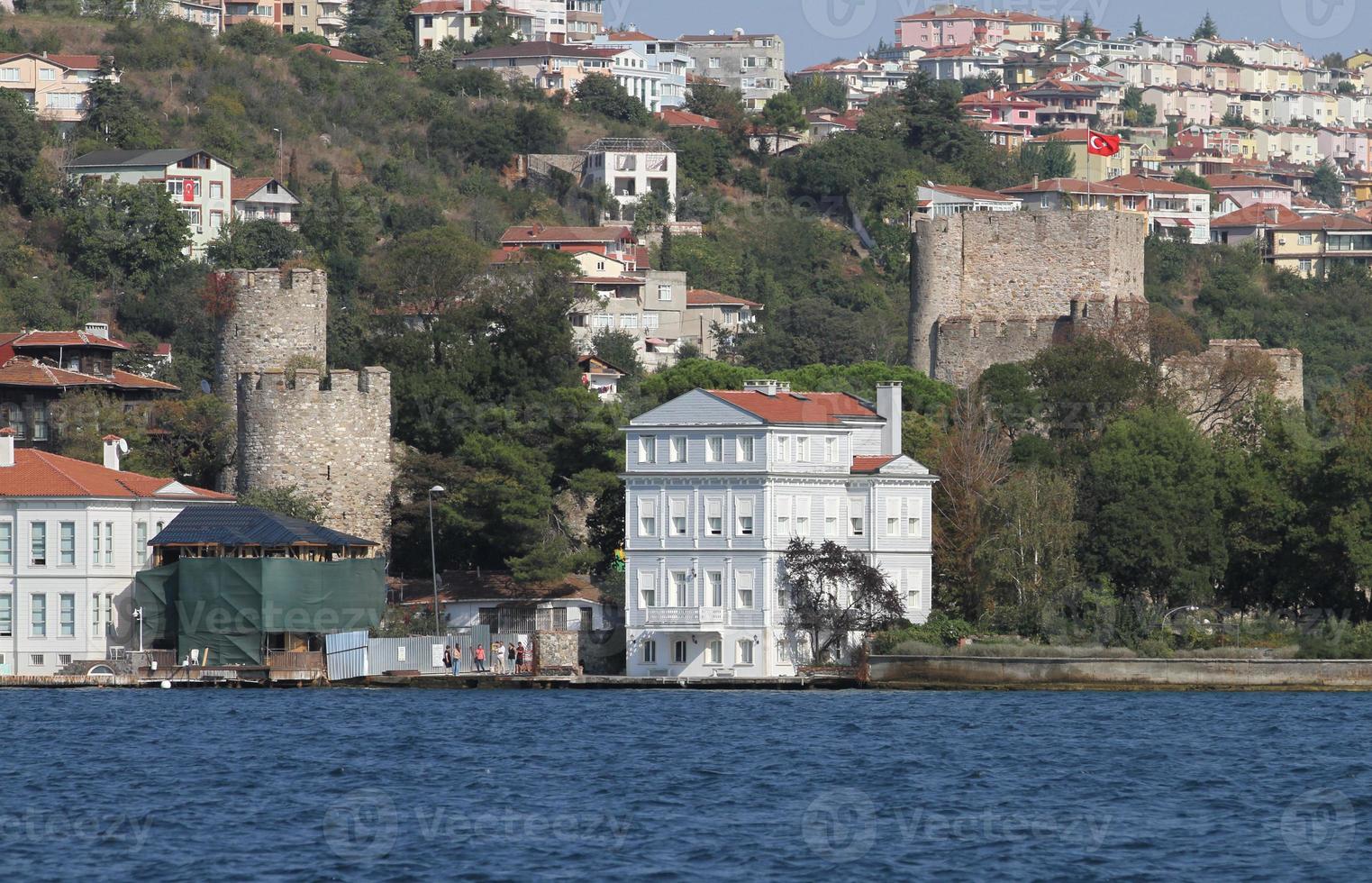 Buildings in Istanbul City, Turkey photo