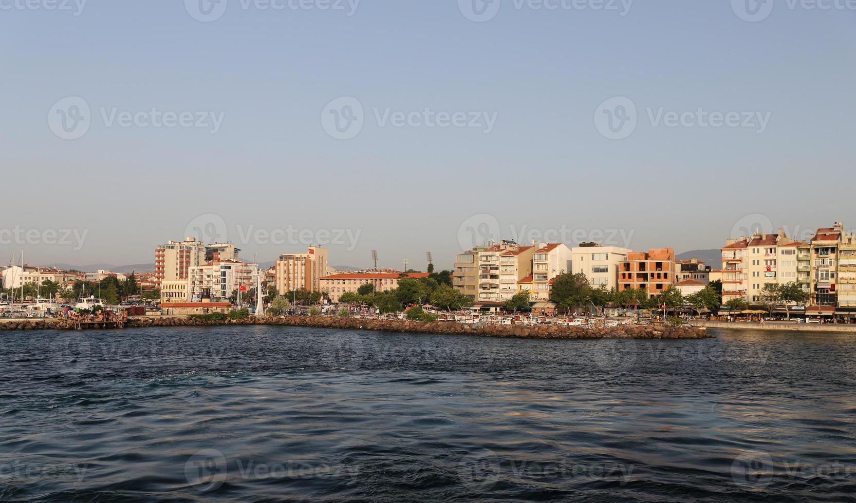 ciudad de canakkale en turquía foto