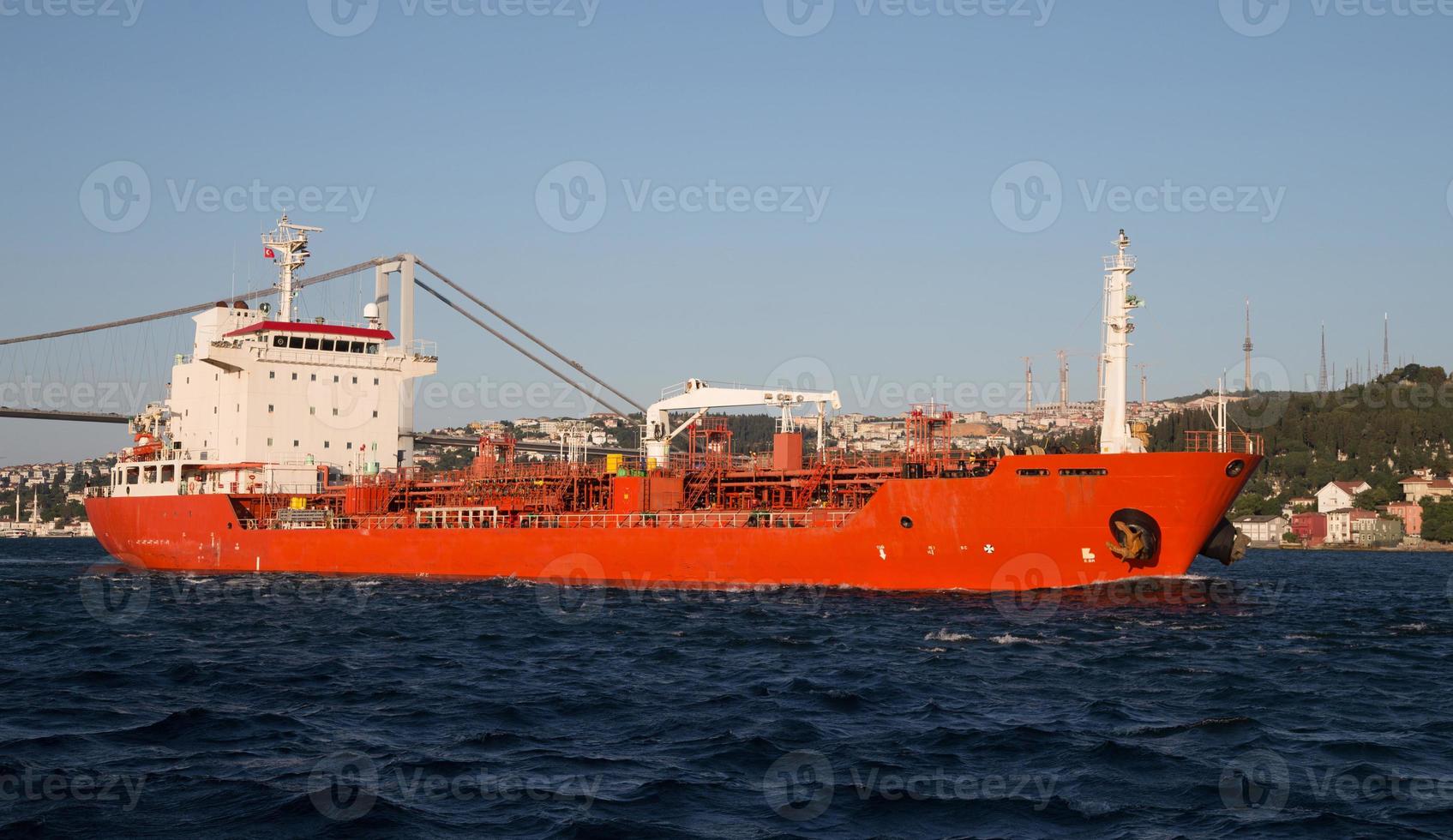 Tanker Ship in sea photo