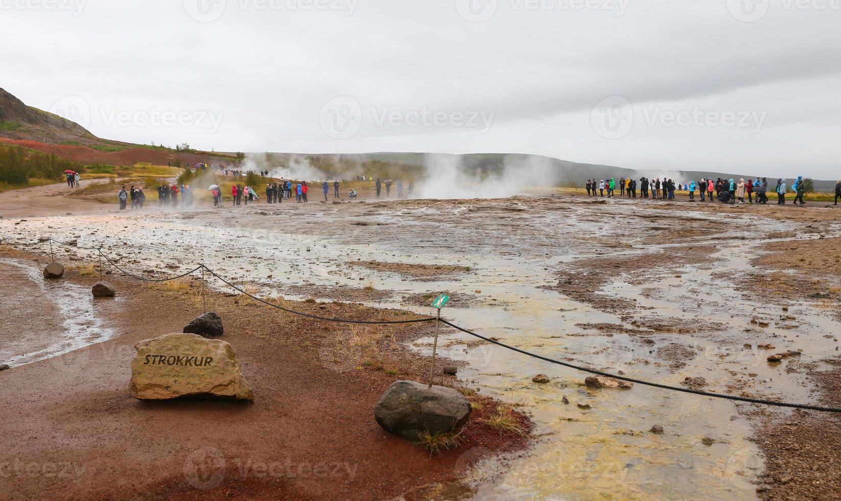 Strokkur Geysir in Iceland photo