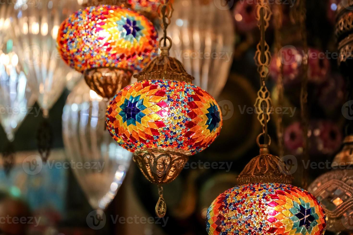 Colorful Turkish Laterns photo