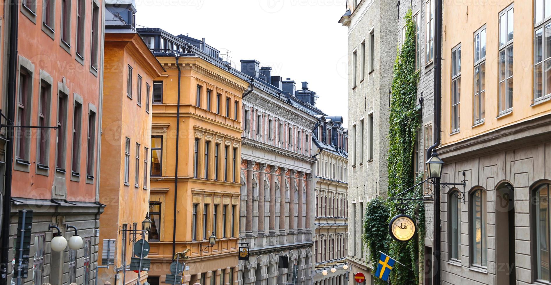 Street in Gamla Stan, Stockholm, Sweden photo