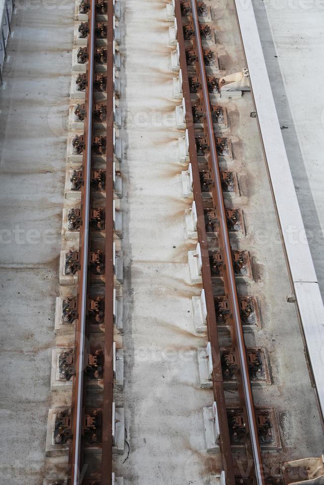 Railroad train truck photo