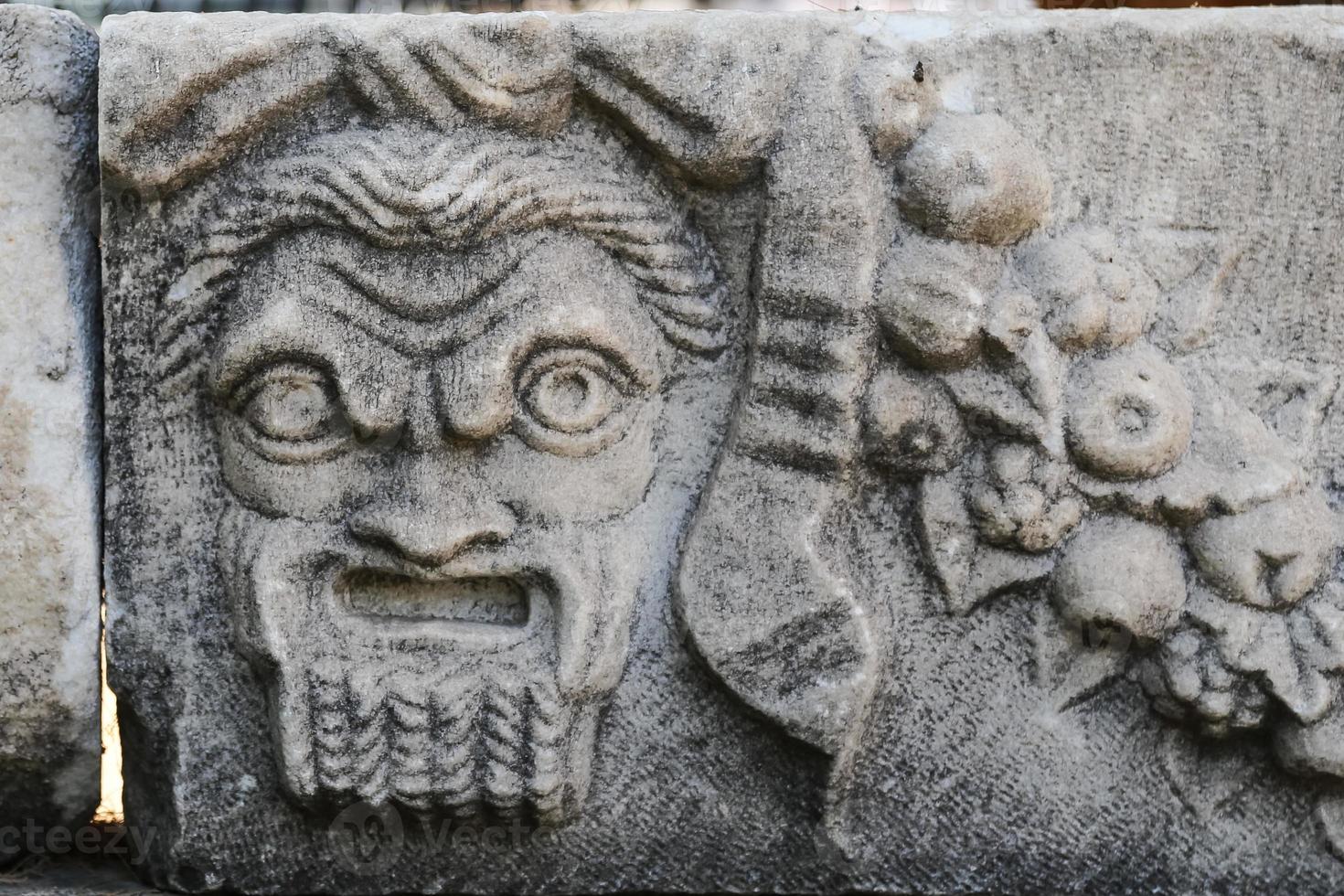 Face Relief in Bodrum Castle photo