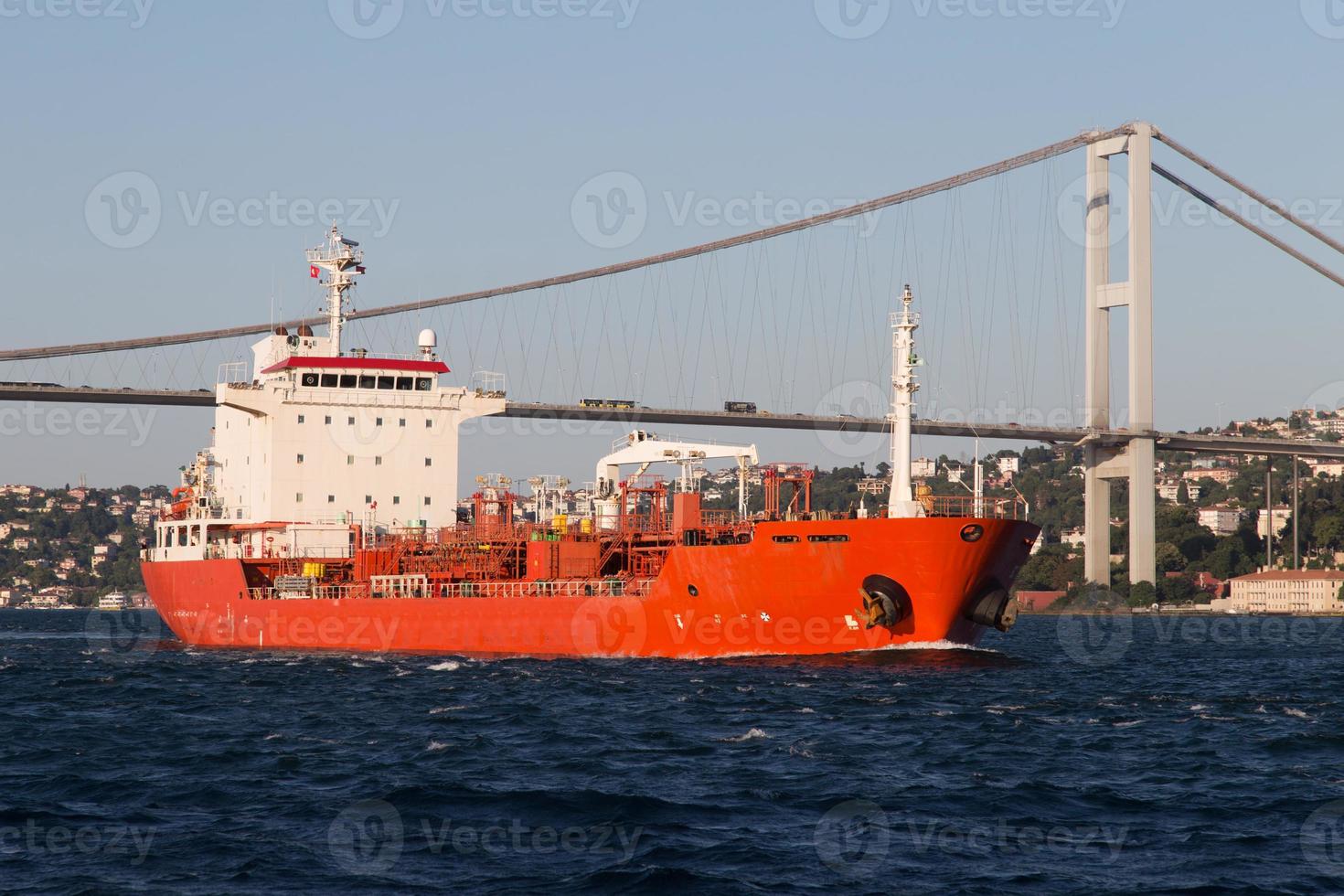 Tanker Ship in Sea photo