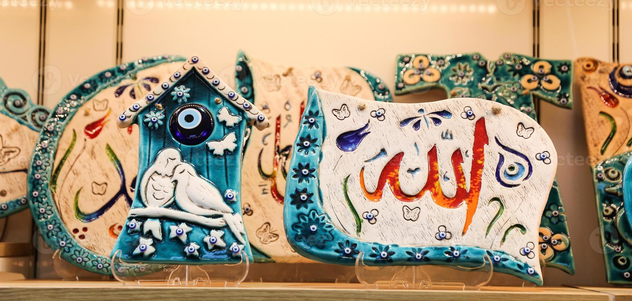 Turkish Ceramics in Grand Bazaar photo