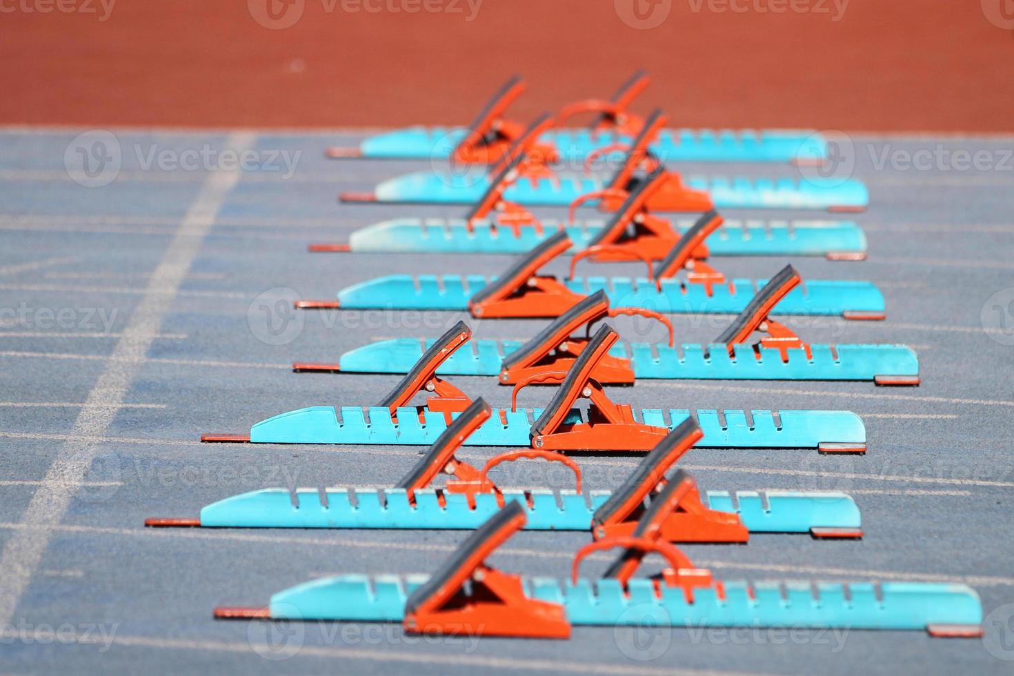 Starting Blocks in Track and Field photo