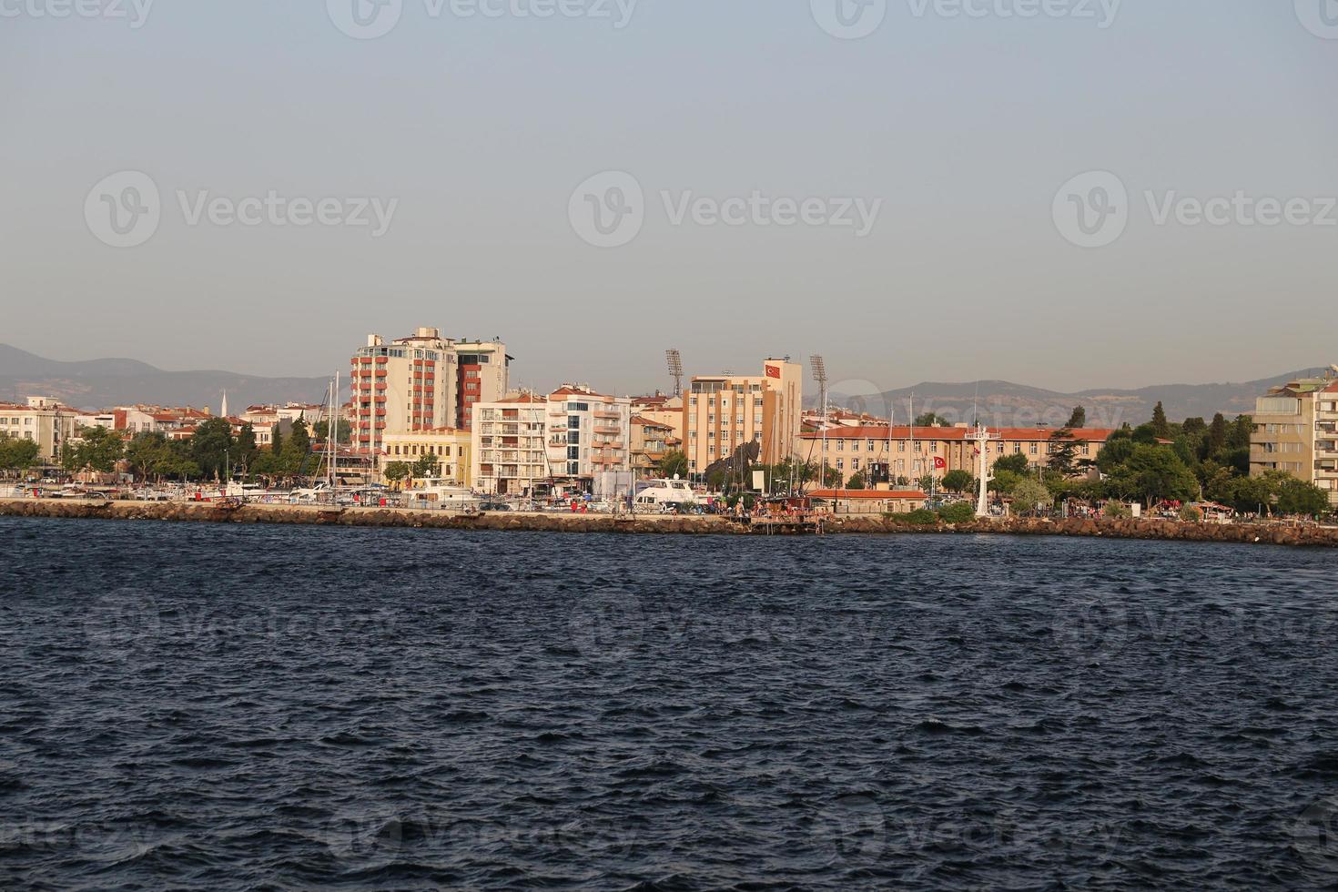 ciudad de canakkale en turquía foto