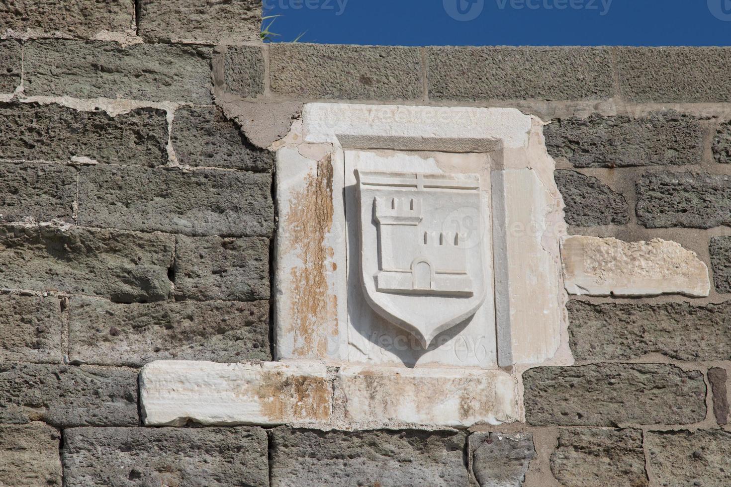 Knight Symbol in Bodrum Castle photo