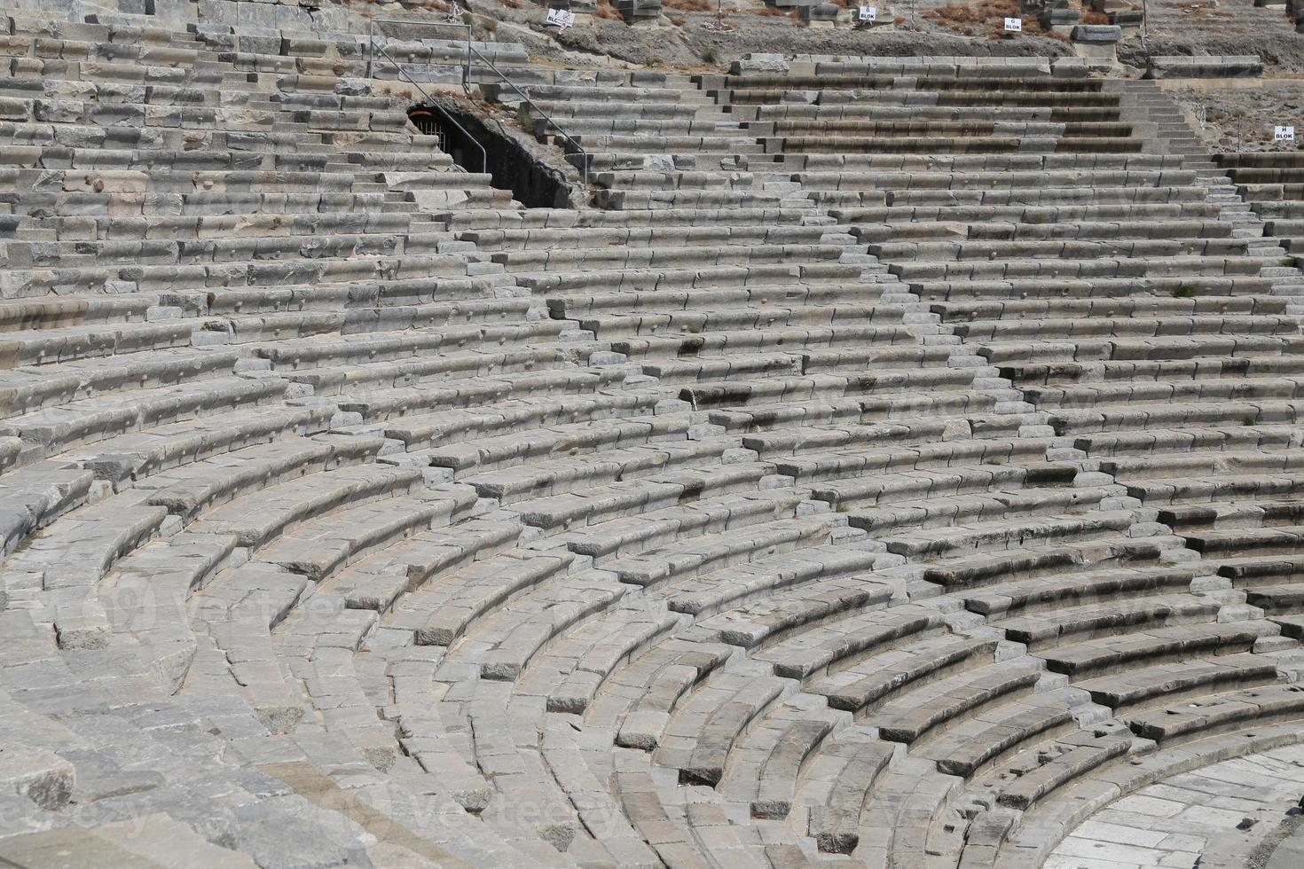 Theatre of Halicarnassus in Bodrum, Turkey photo