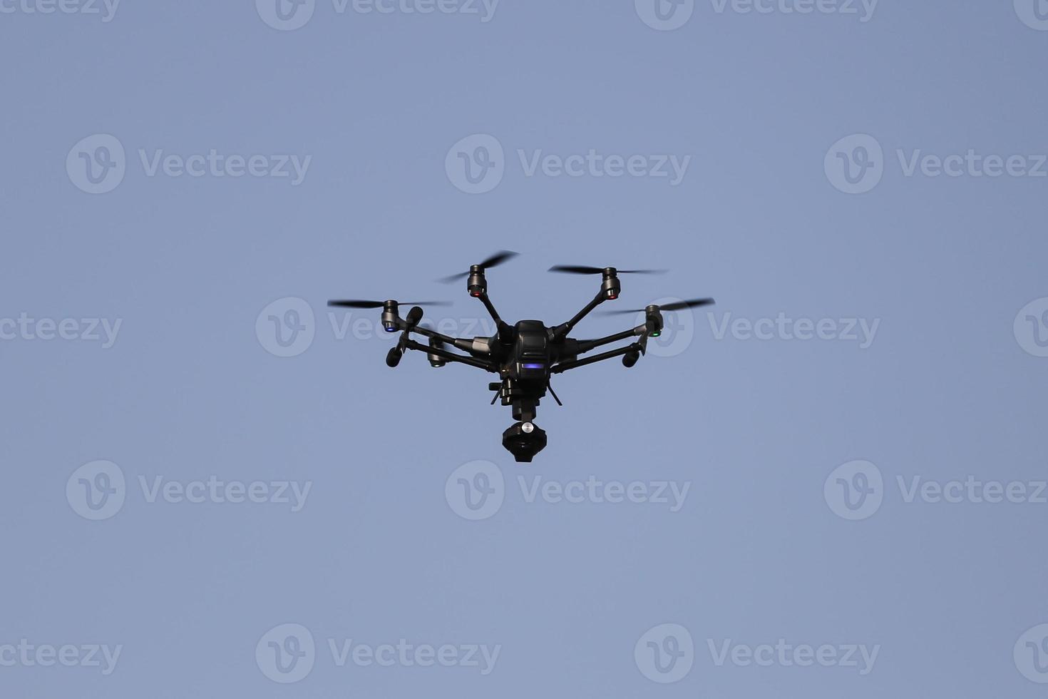 Black hexacopter helicopter photo