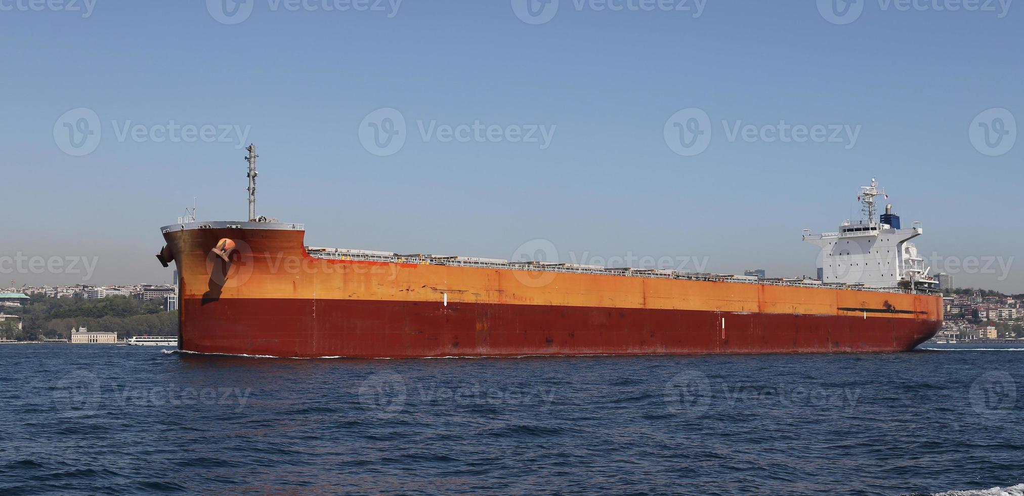 Cargo Ship in Sea photo