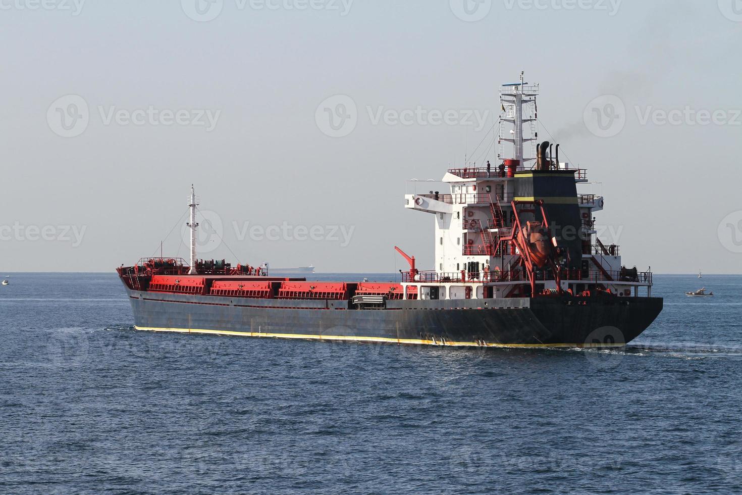 Cargo Ship in Sea photo