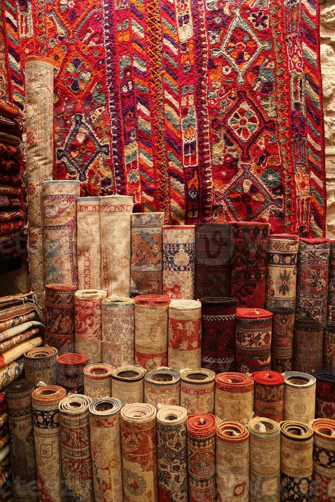 Carpets in Istanbul photo
